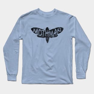 Mothman - Point Pleasant WV Mothman Figure Moth Man Cryptozoology Legend Design Long Sleeve T-Shirt